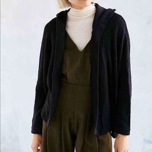 Urban Outfitters Ryan Black Hoodie Cardigan S EUC
